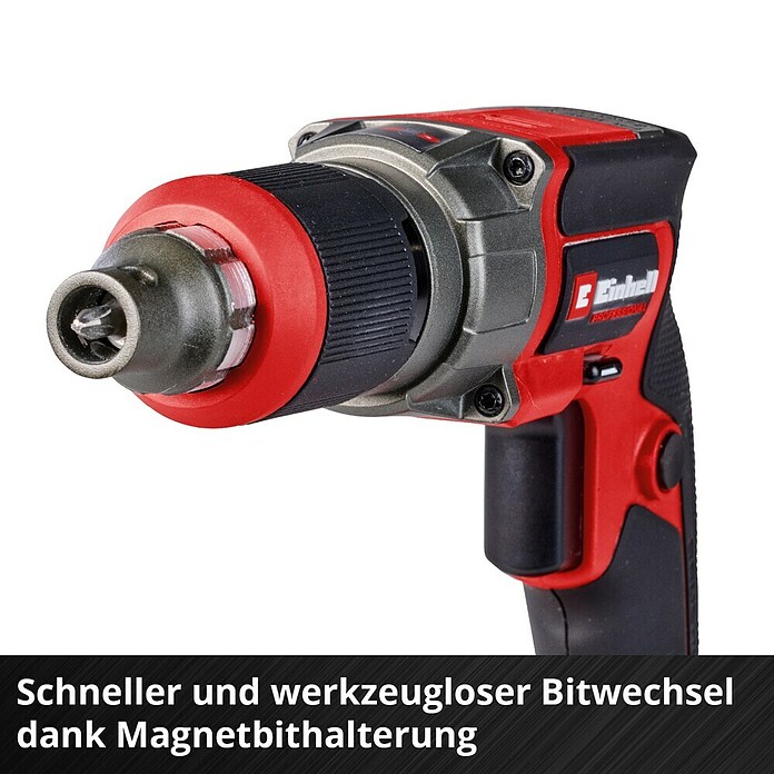 Einhell Professional Power X-Change 18V Akku-Trockenbauschrauber Professional TP-DY 18 LI BL (18 V, Ohne Akku, 5 000 U/min) | BAUHAUS