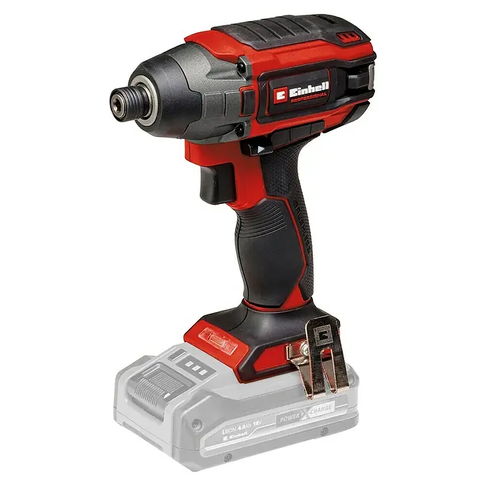 Einhell Professional Power X-Change 18V Akku-Schlagschrauber TP-CI 18/220 LI BL - 18 V, Ohne Akku, 220 Nm - Einhell Akku-Schlagschrauber, rot und schwarz, mit austauschbarem Akku, für Profis und Heimwerker, ideal für Schraubarbeiten aller Art.