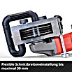 Einhell Professional Power X-Change 18V Akku-Mauernutfräse (18 V, Ohne Akku, 0 Ah, Durchmesser Schleifscheibe: 125 mm) | BAUHAUS