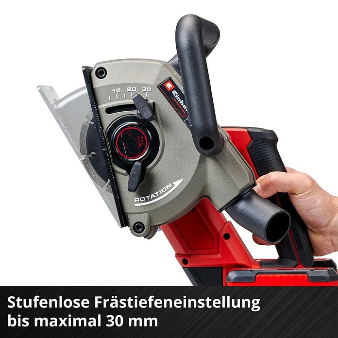 Einhell Power X-Change 18V Akku-Mauernutfräse (36 V, Durchmesser Schleifscheibe: 125 mm) | BAUHAUS