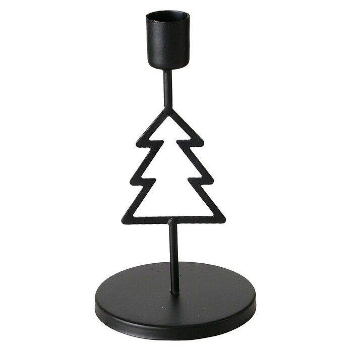 Kerzenhalter Norga (Metall, Schwarz) | BAUHAUS