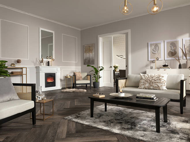 Pariser Chic Wohnzimmer