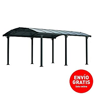 Palram – Canopia Cenador Tucson (An x Pr: 360 x 500 cm, Color del armazón: Antracita, Aluminio)