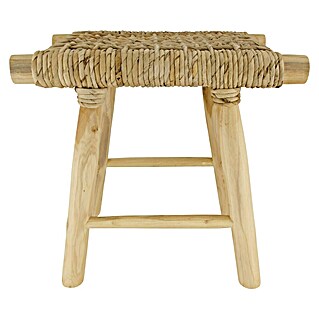 Hocker Noah (45 x 28 x 45 cm, Natur, Holz)