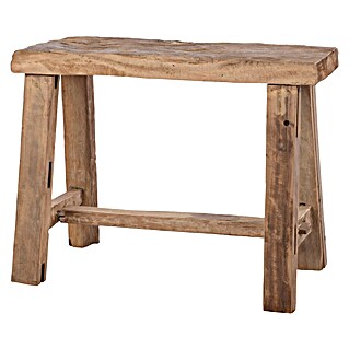 Hocker (60 x 33 x 48 cm, Natur, Holz)