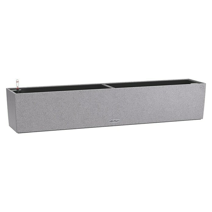 Lechuza Balconera Balkonkasten Stone (Max. Außenlänge: 100 cm, Höhe: 19 cm, Steingrau) | BAUHAUS