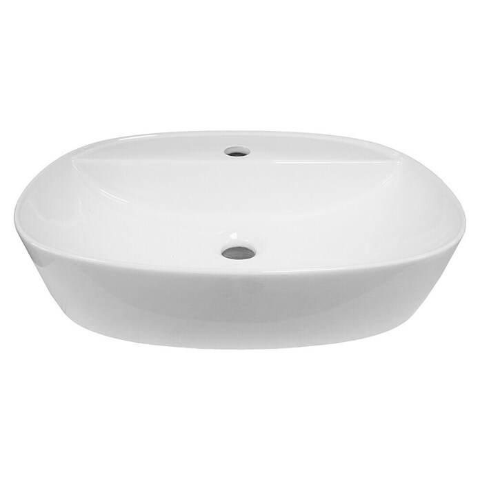 Artysan Lavabo de sobremesa Ovalado (52,8 x 38,6 cm, Blanco) | BAUHAUS