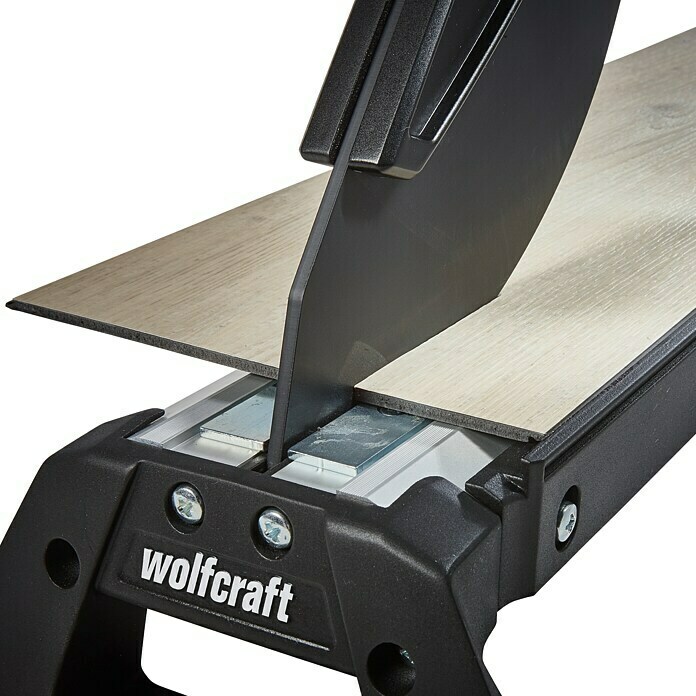 Wolfcraft Laminat- & Vinylschneider VLC 800Schnittbreite: 465 mm, Aluminium Detail Shot