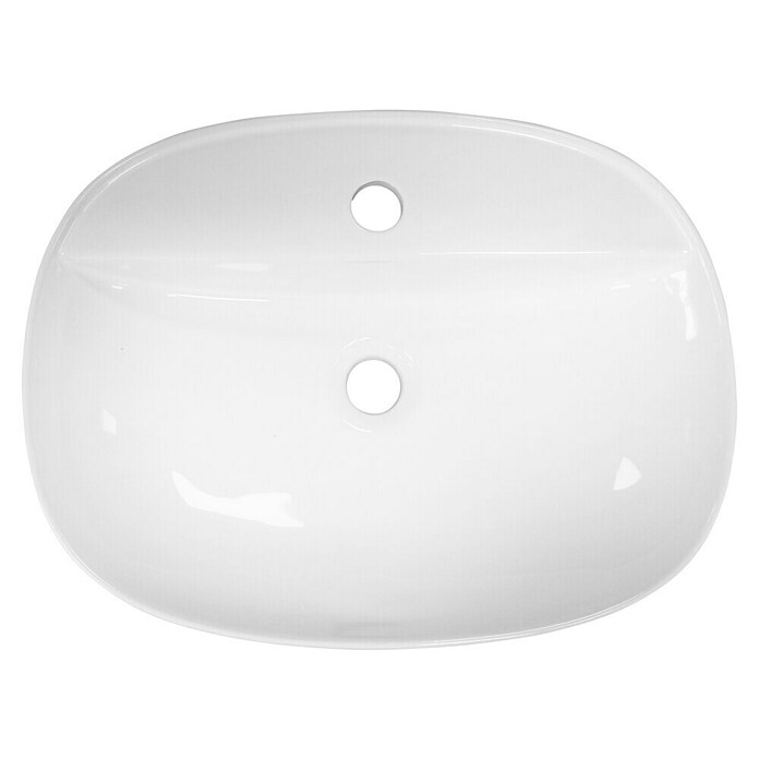 Artysan Lavabo de sobremesa Ovalado (52,8 x 38,6 cm, Blanco) | BAUHAUS