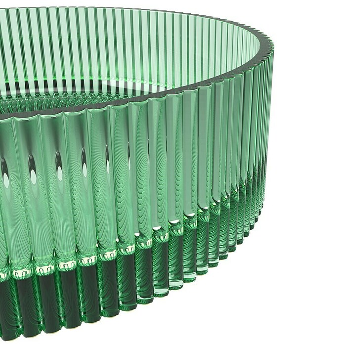 Artysan Lavabo de sobremesa Cristal (Diámetro: 36 cm, Verde) | BAUHAUS