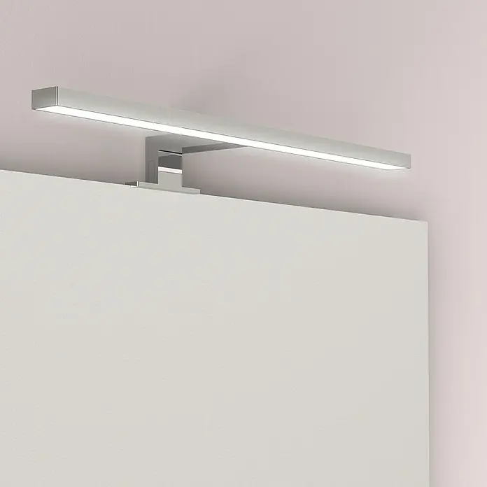 Artysan Aplique LED para espejo - 4,71 W, 11,5 x 50 x 6,7 cm, Cromo - Elegante luz LED cromada para espejo que proporciona una iluminación óptima y un ambiente moderno en el baño. Perfecto para baños elegantes.