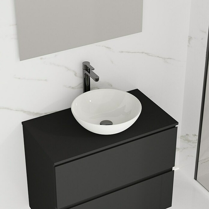 Artysan Lavabo de sobremesa Curvado (Diámetro: 40,2 cm, Blanco) | BAUHAUS