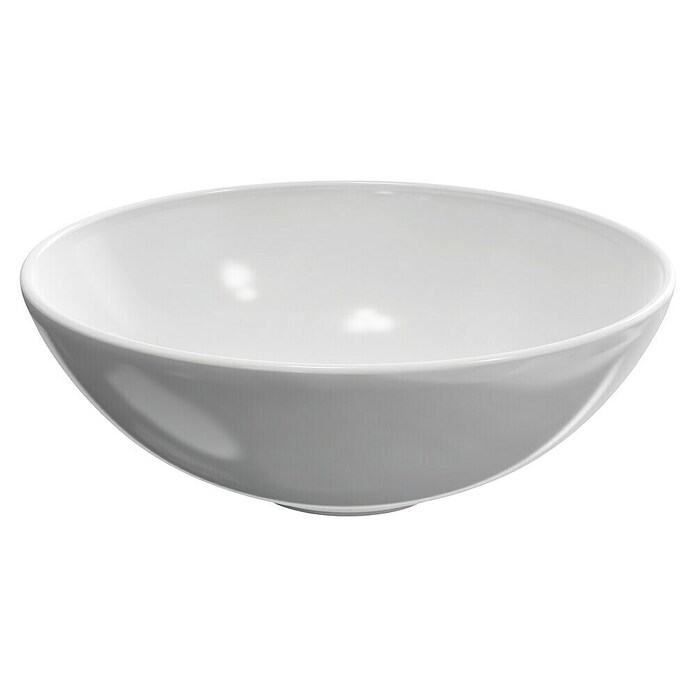 Artysan Lavabo de sobremesa Curvado (Diámetro: 40,2 cm, Blanco) | BAUHAUS