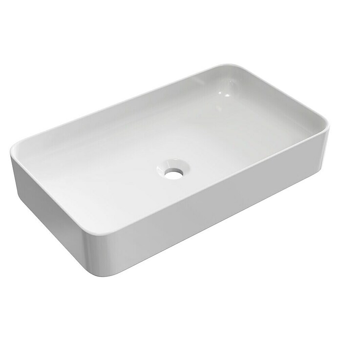 Artysan Lavabo de sobremesa Rectangular (62,6 x 35,6 cm, Blanco) | BAUHAUS