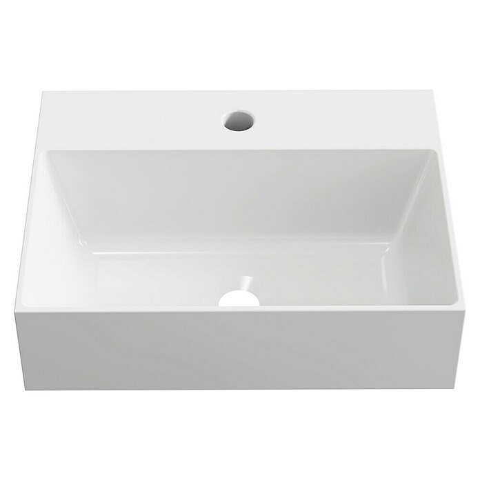 Artysan Lavabo de sobremesa Cuadrado (46 x 36 cm, Blanco) | BAUHAUS