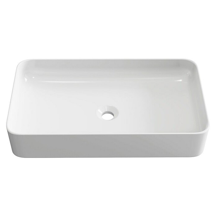 Artysan Lavabo de sobremesa Rectangular (62,6 x 35,6 cm, Blanco) | BAUHAUS