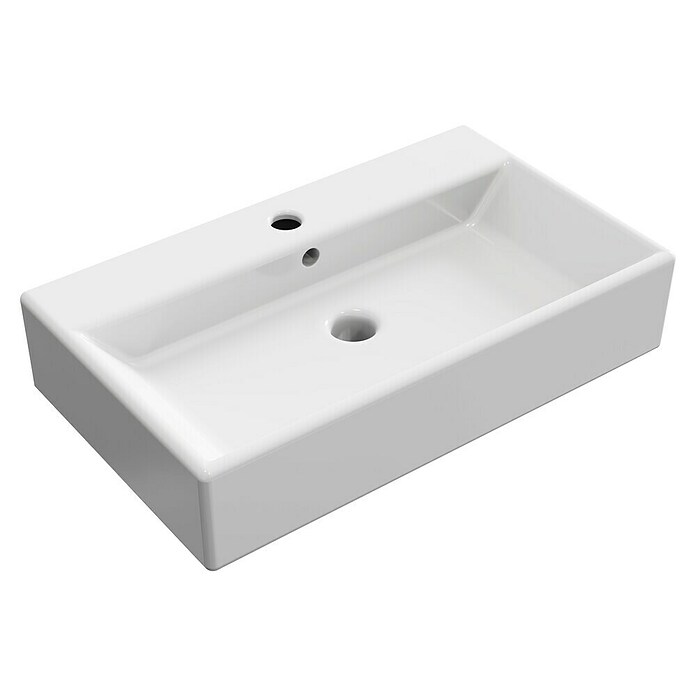 Artysan Lavabo de sobremesa Recto (60,9 x 36,2 cm, Blanco) | BAUHAUS