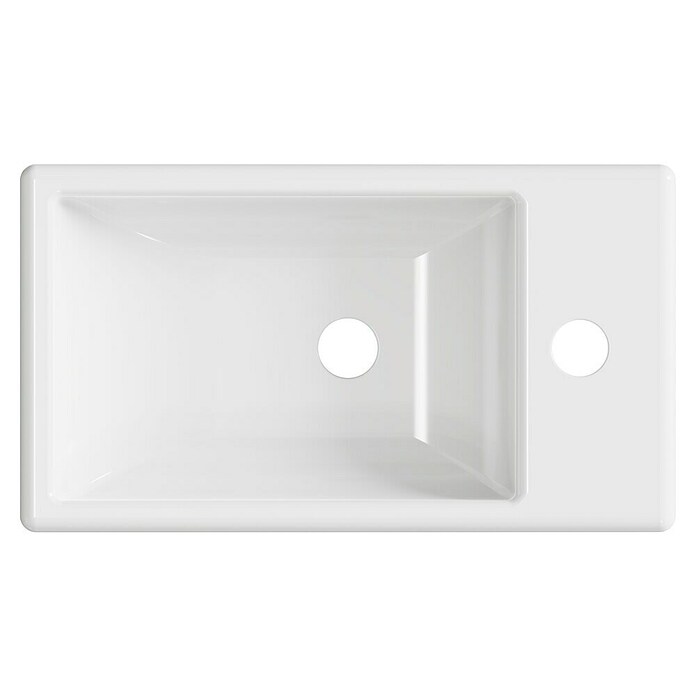 Artysan Lavabo de sobremesa Recto (41 x 23 cm, Blanco) | BAUHAUS