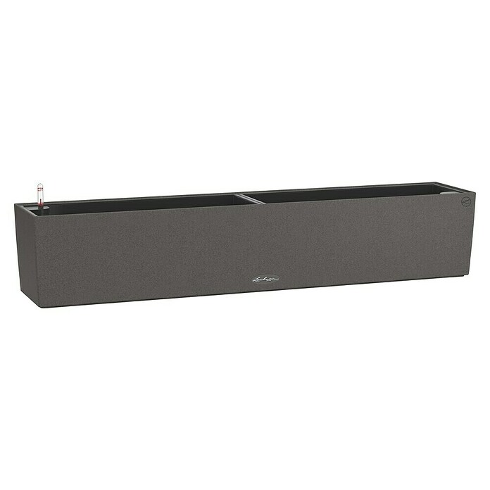 Lechuza Balconera Balkonkasten Stone (Max. Außenlänge: 100 cm, Höhe: 19 cm, Graphitschwarz) | BAUHAUS