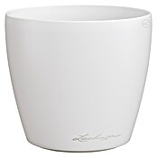 Lechuza Classico Übertopf rund Color SINGLE (Außenmaß (Ø x H): 13 x 12 cm, Kunststoff, Weiß) | BAUHAUS