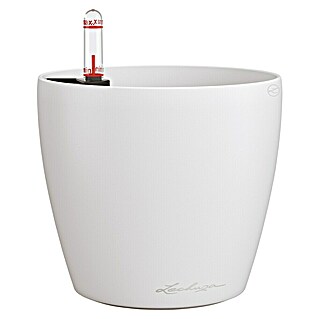Lechuza Classico Pflanztopf Color (Außenmaß (Ø x H): 14 x 15 cm, Kunststoff, Weiß)