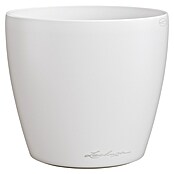 Lechuza Classico Okrugla tegla za biljke  (Vanjska dimenzija (ø x V): 15 x 14 cm, Plastika, Bijela) | BAUHAUS