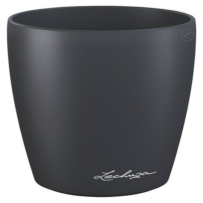 Lechuza Classico Okrogli lonec Color SINGLE  (Zunanje dimenzije (Ø x V): 11 x 10 cm, Plastika, Antracit) | Vedra za rastline | Cvetlični lonci | Posode za rastline | Vrt in prosti čas | Izdelki | BAUHAUS
