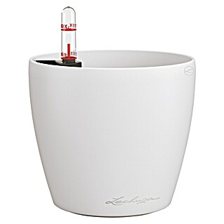 Lechuza Classico Pflanztopf Color (Außenmaß (Ø x H): 12 x 13 cm, Kunststoff, Weiß)
