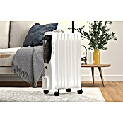 Rointe Radiador de aceite Lorent (2.000 W, Blanco/Negro, 15 x 41 x 58 cm) | BAUHAUS