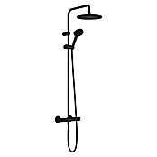 Hansgrohe Vernis Blend Sistema de ducha Showerpipe 240 (Con grifo termostático, Distancia entre orificios: 15 cm, Negro) | BAUHAUS