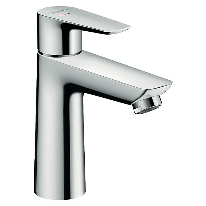Hansgrohe Talis E Waschtischarmatur 110 CoolStart - Chrom, Höhe: 16,2 cm - Glänzender Hansgrohe Metropol Waschtischmischer mit klaren Linien und minimalistischem Design für moderne Badezimmer. Hochwertige Verarbeitung und langlebige Qualität.