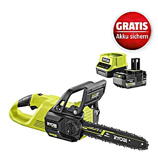 Ryobi ONE+HP Akku-Kettensäge RY18CSX30A-150 Whisper (18 V, Li-Ionen, 1 Akku, Schwertlänge: 30 cm)