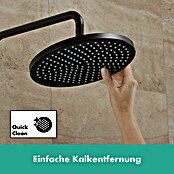 Hansgrohe Vernis Blend Sistema de ducha Showerpipe 240 (Con grifo termostático, Distancia entre orificios: 15 cm, Negro) | BAUHAUS