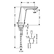 Hansgrohe Metris S Waschtischarmatur (Chrom) | BAUHAUS