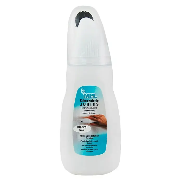 MPL Marcador de juntas Renovador - 125 ml - Colorante para juntas MPL en blanco, diseñado para una aplicación rápida y sencilla, asegurando resultados duraderos. Ideal para las juntas de azulejos.