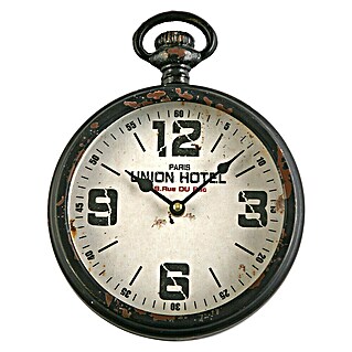 Reloj de pared Londres (Diámetro: 28 cm, Negro)