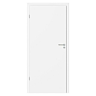 Zimmertür Monari (860 x 1.985 mm, DIN Anschlag: Links, Uni Weiß, Mittellage: Wabe)