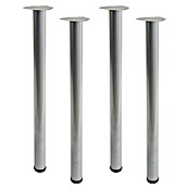 Pata para muebles (Ø x Al: 6 x 87 cm, Acero, Aluminio, 4 ud.) | BAUHAUS