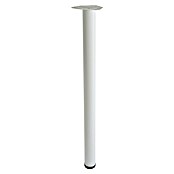 Rei Pata para muebles (Ø x Al: 6 cm x 87,5 mm, Acero, Blanco) | BAUHAUS