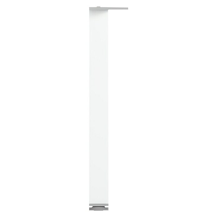 Pata para muebles (L x An x Al: 4 x 4 x 40 cm, Aluminio, Cromo, Cuadrado, 1 ud.) | BAUHAUS