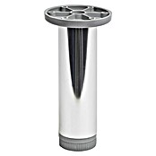 Pata para muebles (Ø x Al: 3,9 x 22,2 cm, Aluminio, Cromo, 1 ud.) | BAUHAUS