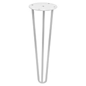 Rei Pata para muebles Tri (Ø x Al: 10 x 30 cm, Blanco, Acero, 1 ud.) | BAUHAUS