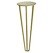 Rei Pata para muebles Tri (Ø x Al: 10 x 40 cm, Acero, Dorado) | BAUHAUS
