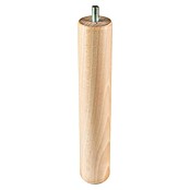 Pata para muebles (Ø x L: 47 mm x 25 cm, Haya)