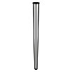 Rei Pata para muebles Tri (Ø x Al: 10 x 110 cm, Acero, Negro) | BAUHAUS