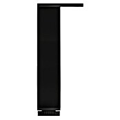 Pata para muebles (L x An x Al: 4 x 4 x 20 cm, Aluminio, Negro, Cuadrado, 1 ud.) | BAUHAUS