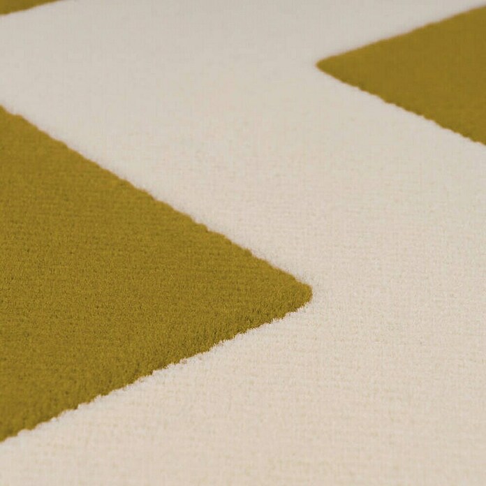 Kayoom Teppich mit Konturenschnitt Maroc (Elfenbein/Gold, 170 x 120 cm)