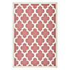Kayoom Teppich mit Konturenschnitt Maroc (Rosa/Elfenbein, 230 x 160 cm)