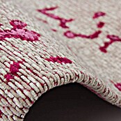 Kayoom Flachgewebeteppich Sitar (Elfenbein/Pink, 150 x 80 cm)