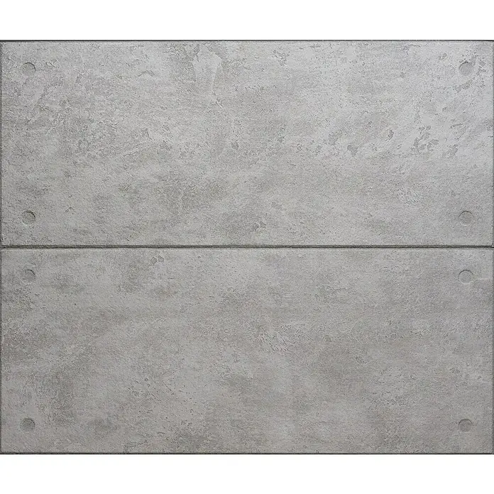 Panel de pared Industrial - 120 x 50 cm, 2 ud. - La imagen muestra una pared de hormigón con una superficie lisa y líneas de conexión visibles. El color gris le da un aspecto moderno.